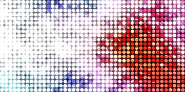 Parlayan ışıklar siyah arka planda parti izleri. Sahne veya stadyum ışıklarının dijital illüstrasyonu. Parlak desenli duvar kağıdı. Sahne ışıkları ile renkli ışıkların ihtişamlı arkaplanı.