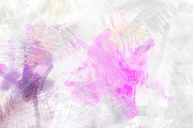 Soyut arkaplanda pürüzlü fırça darbeleri. Fırça boyası. Renkli boya darbeleri. Eşsiz duvar sanatı. Tuvaldeki modern sanat. Renkli çağdaş sanat eserleri.