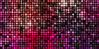 Parlayan ışıklar siyah arka planda parti izleri. Sahne veya stadyum ışıklarının dijital illüstrasyonu. Parlak desenli duvar kağıdı. Sahne ışıkları ile renkli ışıkların ihtişamlı arkaplanı.