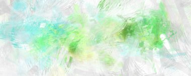 Soyut arkaplanda pürüzlü fırça darbeleri. Fırça boyası. Renkli boya darbeleri. Eşsiz duvar sanatı. Tuvaldeki modern sanat. Renkli çağdaş sanat eserleri.