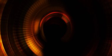 Parlayan neon ışıkları. Parlak sunum tasarım şablonu. Fotoğraf makinesi konsepti. Soyut arkaplan. Dönen ışık ışınları. Hareketli kavramsal duvar kağıdı. Grafik dijital illüstrasyon. 