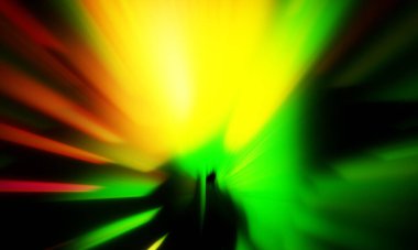 Siyah zemin üzerinde ışık parçacığı izleri. Parlayan parçacıkları ve çizgileri olan ışık patlaması yıldızı. Güzel hareketli soyut ışınlar duvar kağıdı. Renkli Patlama grafiği. Işık ışınlarının patlaması. 