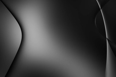 Web sitesi, poster, marka kimliği, broşür, sunum şablonu için lüks koyu bir arka plan. Dalgalı şekilli kaliteli tasarım. Dalgalanmalı soyut arkaplan. Pankart veya kapak tasarımı için dekorasyon.