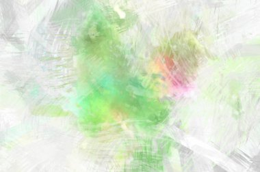 Soyut arkaplanda pürüzlü fırça darbeleri. Fırça boyası. Renkli boya darbeleri. Eşsiz duvar sanatı. Tuvaldeki modern sanat. Renkli çağdaş sanat eserleri.