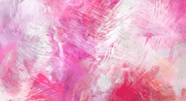 Soyut arkaplanda pürüzlü fırça darbeleri. Fırça boyası. Renkli boya darbeleri. Eşsiz duvar sanatı. Tuvaldeki modern sanat. Renkli çağdaş sanat eserleri.