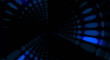 Siyah arkaplanda dönen ışık gösterisi. Lüks çizgiler. Parlak kıvrımlı duvar kağıdı. Uzay tüneli. Dönen ışık çemberi ya da maytap izi. Parlak konsept çizimi.