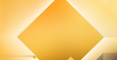 Geometrik dinamik şekiller. Gölgeli teknoloji dijital şablonu ve gradyan arka planda ışıklar. Modern basit geometrik renk gradyanı soyut arkaplan. 3B illüstrasyon. 