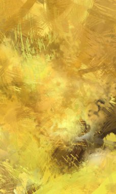 Soyut arkaplanda pürüzlü fırça darbeleri. Fırça boyası. Renkli boya darbeleri. Eşsiz duvar sanatı. Tuvaldeki modern sanat. Renkli çağdaş sanat eserleri.