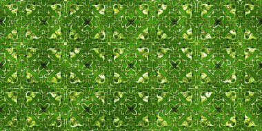 Renkli kumaş arka planında moda tarzında gümüş örgü süsü olan lüks, kusursuz bir şablon. Duvar kağıtları ve tekstil baskısı için tasarım. Lüks, ışıl ışıl metalimsi fantezi dokusu.