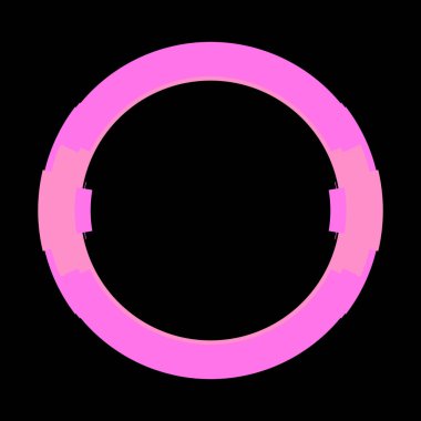 Fütürist dairesel gövde arayüzü elementi. Soyut çember geometrik arkaplan. Dijital teknolojinin grafiksel çizimi.