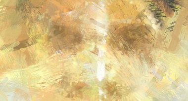 Soyut arkaplanda pürüzlü fırça darbeleri. Fırça boyası. Renkli boya darbeleri. Eşsiz duvar sanatı. Tuvaldeki modern sanat. Renkli çağdaş sanat eserleri.