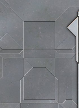 Katmanlı paneller. Fütürist soyut duvar kağıdı. Geometrik teknolojik yansıtıcı arka plan 3D metalik doku. Uzay gemisi desen yüzeyi.