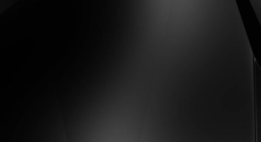 Lüks minimalist tasarım. Fütürist şablon. Karanlık elementleri olan birinci sınıf soyut duvar kâğıdı. Zarif bir zemin. Siyah üç boyutlu geometrik arkaplan. Poster, broşür, sunum için tasarım.