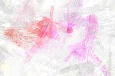 Soyut arkaplanda pürüzlü fırça darbeleri. Fırça boyası. Renkli boya darbeleri. Eşsiz duvar sanatı. Tuvaldeki modern sanat. Renkli çağdaş sanat eserleri.