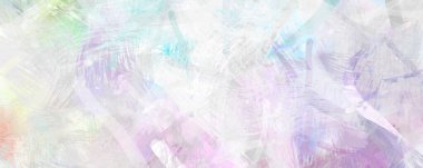 Soyut arkaplanda pürüzlü fırça darbeleri. Fırça boyası. Renkli boya darbeleri. Eşsiz duvar sanatı. Tuvaldeki modern sanat. Renkli çağdaş sanat eserleri.