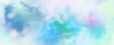 Modern fırça darbeleri. Poster, duvar sanatı, afiş, kart, kitap kapağı veya ambalaj için rahatlatıcı kompozisyonun yumuşak renkli çizimi. Pastel renklerle suluboya. 