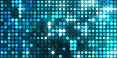 Parlak desenli duvar kağıdı. Sahne ışıkları olan renkli ışıkların ihtişamlı arkaplanı. Parlayan ışıklar siyah arka planda parti izleri. Sahne veya stadyum ışıklarının dijital illüstrasyonu. 