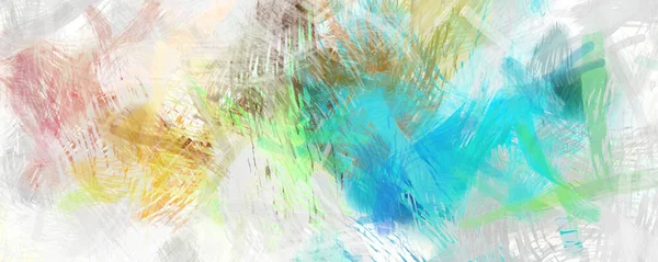 Rough Brushstrokes Abstract Background Brush Painting Color Strokes Paint Unique — Stock Photo, Image