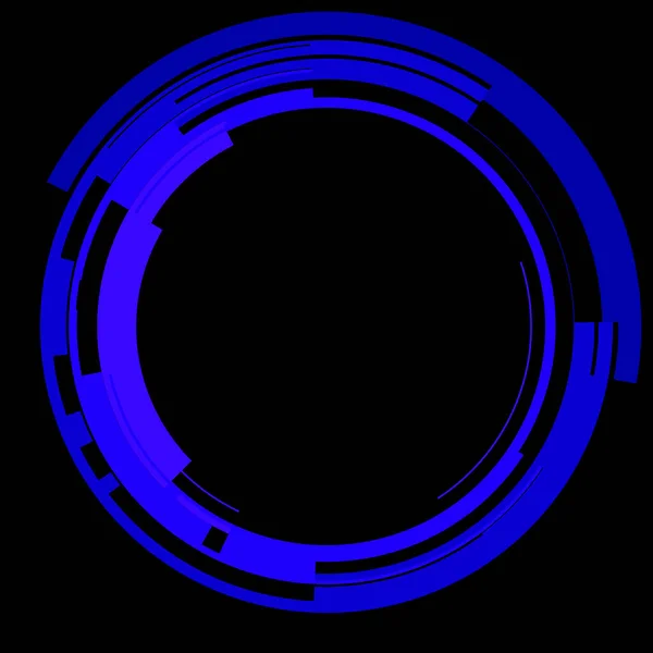 Futuristiska Cirkulära Hud Gränssnittet Element Abstrakt Cirkel Geometrisk Bakgrund Grafisk — Stockfoto