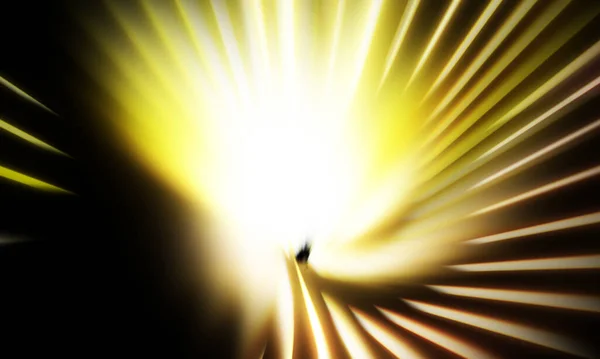黒の背景に軽い粒子線 輝く粒子と線で光爆発星 美しい移動抽象的な線の壁紙 カラフルなバーストグラフィック 光の光線の爆発 — ストック写真