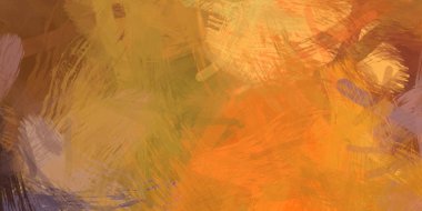 Soyut arkaplanda pürüzlü fırça darbeleri. Fırça boyası. Renkli boya darbeleri. Eşsiz duvar sanatı. Tuvaldeki modern sanat. Renkli çağdaş sanat eserleri.