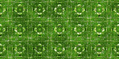 Renkli kumaş arka planında moda tarzında gümüş örgü süsü olan lüks, kusursuz bir şablon. Duvar kağıtları ve tekstil baskısı için tasarım. Lüks, ışıl ışıl metalimsi fantezi dokusu.