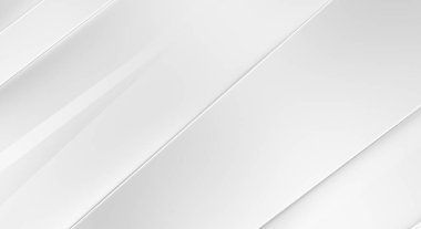 Soyut ışık fütüristik duvar kağıdı. Zarif, parlak çizgili arka plan. Geometrik katmanlı üç boyutlu beyaz arkaplan. Poster, broşür, sunum ve web sitesi için geometrik şablon tasarımı.