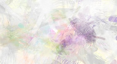 Soyut arkaplanda pürüzlü fırça darbeleri. Fırça boyası. Renkli boya darbeleri. Eşsiz duvar sanatı. Tuvaldeki modern sanat. Renkli çağdaş sanat eserleri.