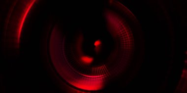 Parlayan neon ışıkları. Parlak sunum tasarım şablonu. Fotoğraf makinesi konsepti. Soyut arkaplan. Dönen ışık ışınları. Hareketli kavramsal duvar kağıdı. Grafik dijital illüstrasyon. 