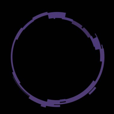 Fütürist dairesel gövde arayüzü elementi. Soyut çember geometrik arkaplan. Dijital teknolojinin grafiksel çizimi.