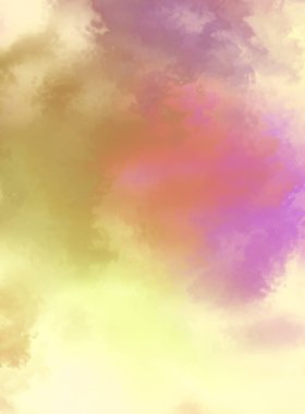 Modern fırça darbeleri. Poster, duvar sanatı, afiş, kart, kitap kapağı veya ambalaj için rahatlatıcı kompozisyonun yumuşak renkli çizimi. Pastel renklerle suluboya. 