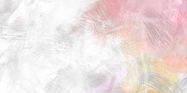 Soyut arkaplanda pürüzlü fırça darbeleri. Fırça boyası. Renkli boya darbeleri. Eşsiz duvar sanatı. Tuvaldeki modern sanat. Renkli çağdaş sanat eserleri.