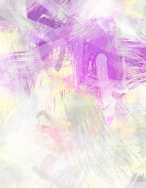 Soyut arkaplanda pürüzlü fırça darbeleri. Fırça boyası. Renkli boya darbeleri. Eşsiz duvar sanatı. Tuvaldeki modern sanat. Renkli çağdaş sanat eserleri.