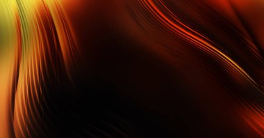 Soyut, enerjik bir arkaplan. Renkli, dalgalı duvar kâğıdı. Grafik konsept çizimi. Yumuşak dalgalı çizgiler. Girdap gibi renkli canlı şekiller..