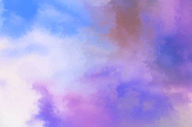 Modern fırça darbeleri. Poster, duvar sanatı, afiş, kart, kitap kapağı veya ambalaj için rahatlatıcı kompozisyonun yumuşak renkli çizimi. Pastel renklerle suluboya. 