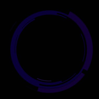 Fütürist dairesel gövde arayüzü elementi. Soyut çember geometrik arkaplan. Dijital teknolojinin grafiksel çizimi.