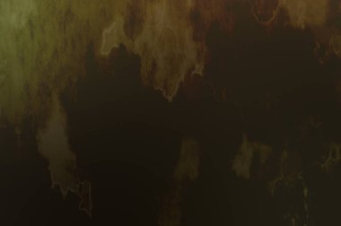 Gotik bir duvarda sıkıntılı ve kirli desenler var. Lekeli renkli hasarlı şablon. Tasarımınız için doku ve elementler. Pis duvar kâğıdı. Grunge arkaplanı.