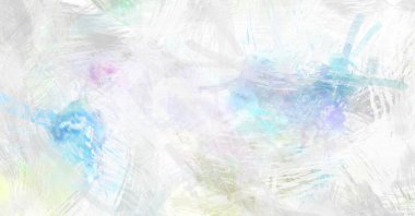 Soyut arkaplanda pürüzlü fırça darbeleri. Fırça boyası. Renkli boya darbeleri. Eşsiz duvar sanatı. Tuvaldeki modern sanat. Renkli çağdaş sanat eserleri.