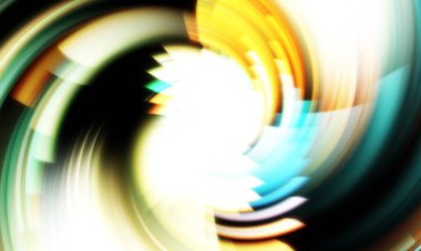 Dönen Işık gösterisi arka planı. Canlı renklerle donatılmış ruhani enerji girdabı. Renkli canlı hareket çizimi. Tanıtım geçmişi. Kutlama grafiği.