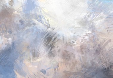 Soyut arkaplanda pürüzlü fırça darbeleri. Fırça boyası. Renkli boya darbeleri. Eşsiz duvar sanatı. Tuvaldeki modern sanat. Renkli çağdaş sanat eserleri.