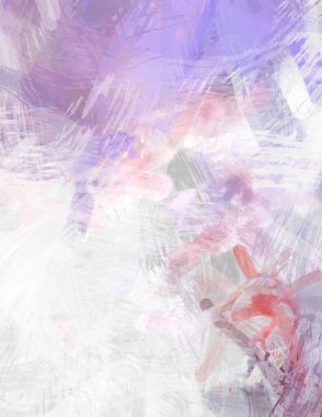 Soyut arkaplanda pürüzlü fırça darbeleri. Fırça boyası. Renkli boya darbeleri. Eşsiz duvar sanatı. Tuvaldeki modern sanat. Renkli çağdaş sanat eserleri.