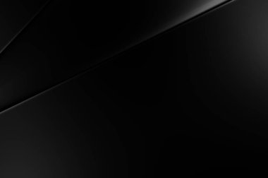 Lüks minimalist tasarım. Fütürist şablon. Karanlık elementleri olan birinci sınıf soyut duvar kâğıdı. Zarif bir zemin. Siyah üç boyutlu geometrik arkaplan. Poster, broşür, sunum için tasarım.