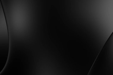 Web sitesi, poster, marka kimliği, broşür, sunum şablonu için lüks koyu bir arka plan. Dalgalı şekilli kaliteli tasarım. Dalgalanmalı soyut arkaplan. Pankart veya kapak tasarımı için dekorasyon.