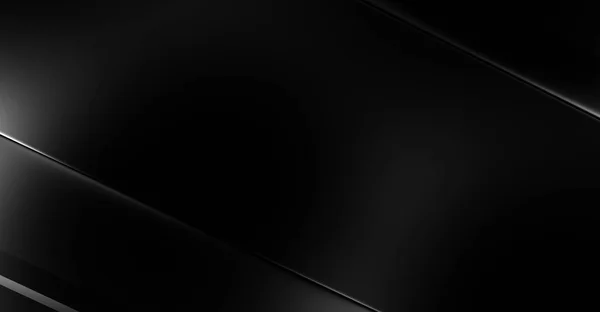Stilul Fundal Negru Straturi Geometrice Abstract Tapet Futurist Întunecat Elegant — Fotografie, imagine de stoc