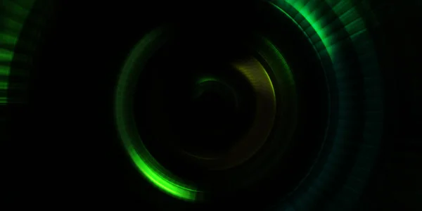 Светящиеся Неоновые Вращающиеся Огни Гениальный Дизайн Презентации Соблазняет Концепция Фотокамеры — стоковое фото