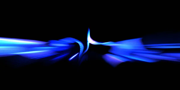 Energie Sprüht Vor Schönen Lebendigen Farben Dynamische Lichtstrahlen Isoliert Auf — Stockfoto