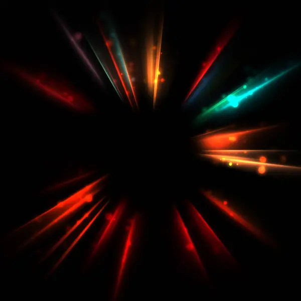 Pretty Background Crossing Beams Light Glowing Particles Wallpaper Vibrant Colorful — Stock Photo, Image