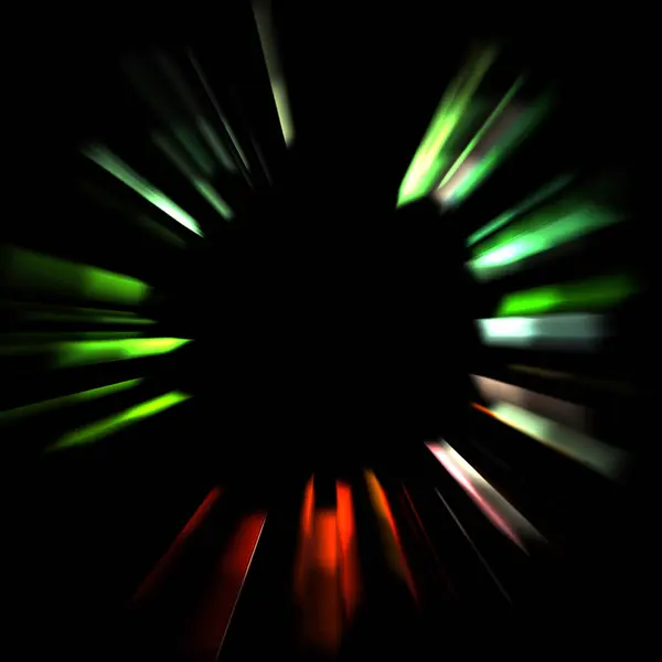 Canlı Canlı Işık Parlamalarının Serin Arkaplanı Renkli Parlak Işıklar Patlama — Stok fotoğraf