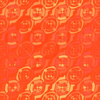 Yaratıcı karalama sanatı farklı şekil ve dokulara sahip kusursuz desen. Kolaj. Sanatsal arka plan. Soyut duvar kağıdı. Dekoratif hippi fayansları.