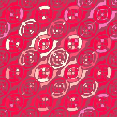 Yaratıcı karalama sanatı farklı şekil ve dokulara sahip kusursuz desen. Kolaj. Sanatsal arka plan. Soyut duvar kağıdı. Dekoratif hippi fayansları.